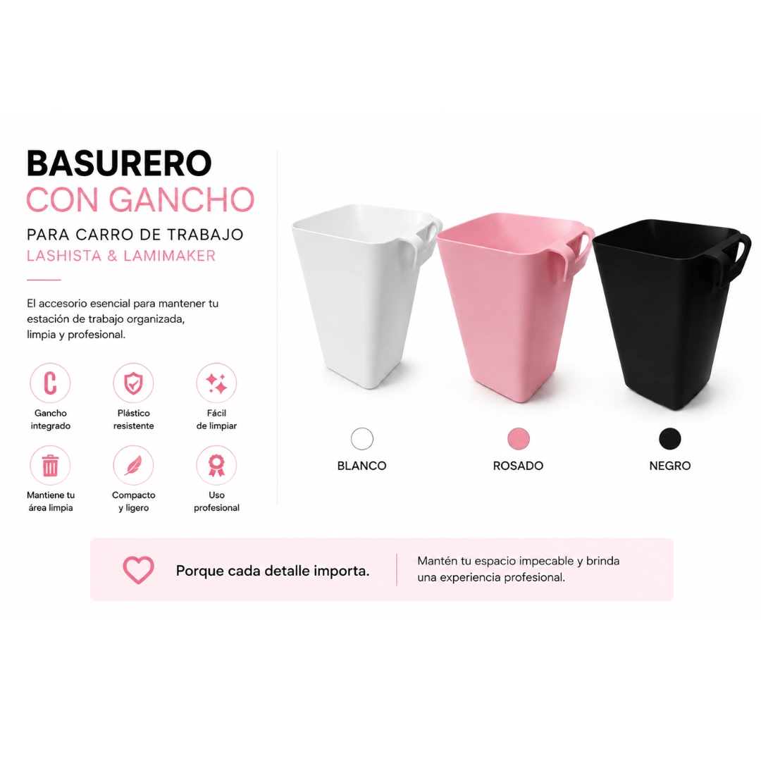 basurero con gancho