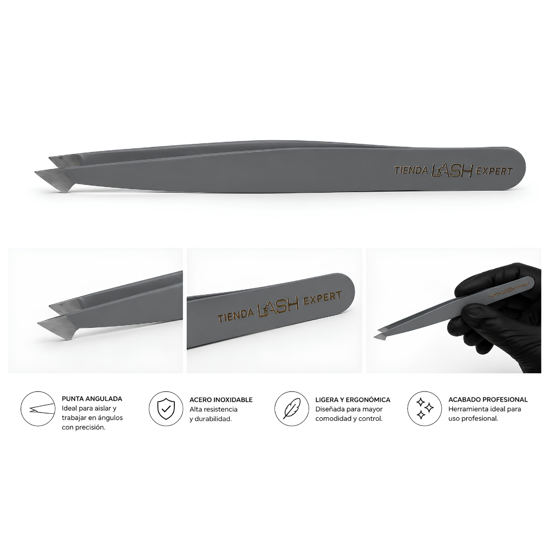 Pinza angular para Cejas Lash Expert